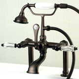 Aqua Vintage Wilshire Deck Mount Clawfoot Tub Faucet - BUILDMYPLACE