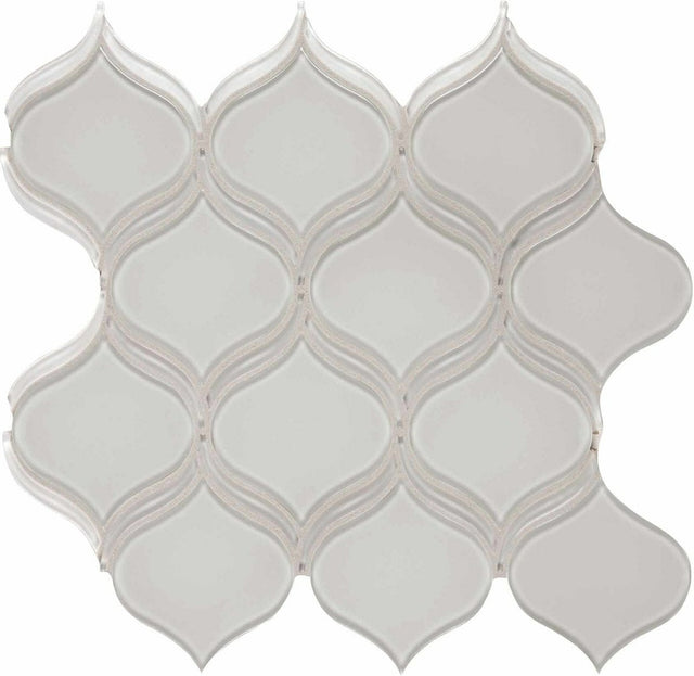 Arabesque Element Mist Glass Mosaic - BUILDMYPLACE