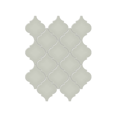 Arabesque Soho Soft Sage Glossy Glazed Porcelain Mosaic - BUILDMYPLACE