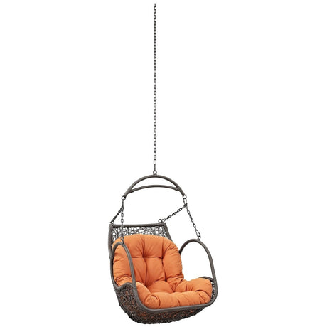 Arbor Outdoor Swing Chair Without Stand With Hanging Chain - Hanging Swing Chair - BUILDMYPLACE