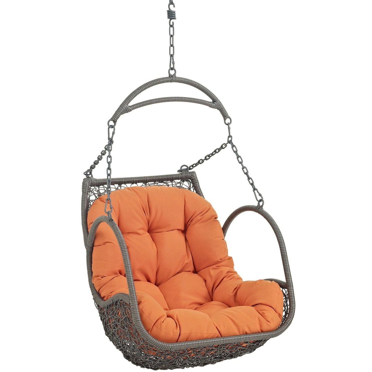 Arbor Outdoor Swing Chair Without Stand With Hanging Chain - Hanging Swing Chair - BUILDMYPLACE