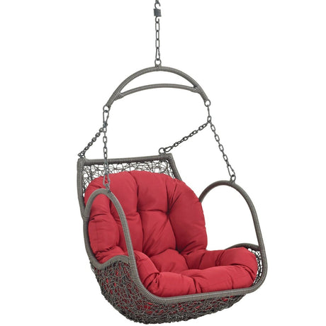 Arbor Outdoor Swing Chair Without Stand With Hanging Chain - Hanging Swing Chair - BUILDMYPLACE