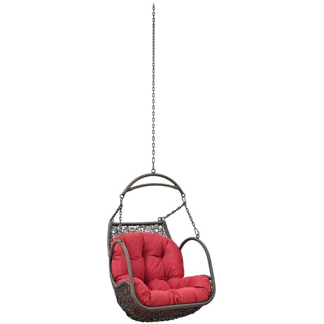 Arbor Outdoor Swing Chair Without Stand With Hanging Chain - Hanging Swing Chair - BUILDMYPLACE