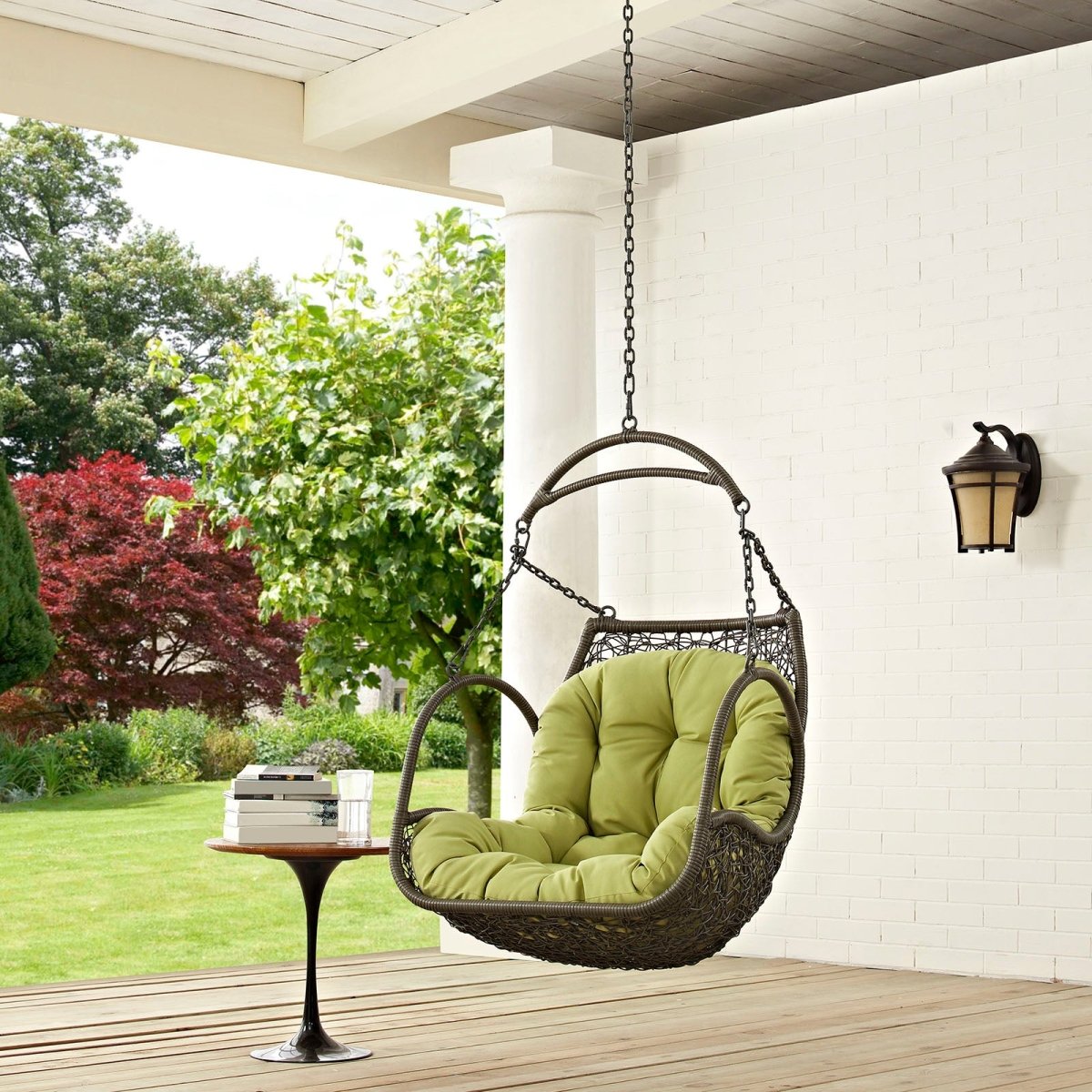 Arbor Outdoor Swing Chair Without Stand With Hanging Chain - Hanging Swing Chair - BUILDMYPLACE