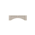 Arched Valance - Raised Panel | 42W x 10H - BUILDMYPLACE
