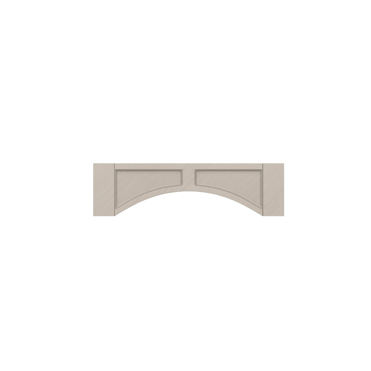 Arched Valance - Raised Panel | 42W x 10H - BUILDMYPLACE