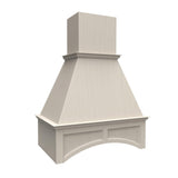 Arched Wood Hood | 3"W x 42"H x 21"D - BUILDMYPLACE