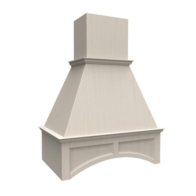 Arched Wood Hood | 3"W x 42"H x 21"D - BUILDMYPLACE