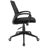 Ardor Mesh Back Support Computer Desk Office Chair in Black - BUILDMYPLACE