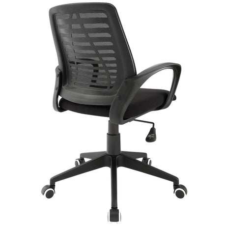 Ardor Mesh Back Support Computer Desk Office Chair in Black - BUILDMYPLACE