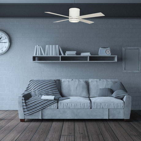 Arlo 52'' Best Smart Ceiling Fan with wall control, Light Kit Included, Works with Google Assistant and Amazon Alexa,Siri Shortcut - LEDMyPlace