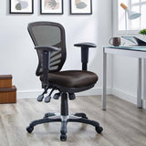 Articulate Ergonomic Mid back Swivel Computer Office Desk With Adjustable Height - BUILDMYPLACE