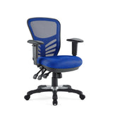 Articulate Ergonomic Mid back Swivel Computer Office Desk With Adjustable Height - BUILDMYPLACE