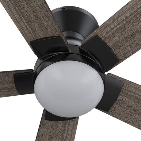 ASCENDER 52 inch 5 - Blade Flush Mount Smart Ceiling Fan with LED Light & Remote - LEDMyPlace