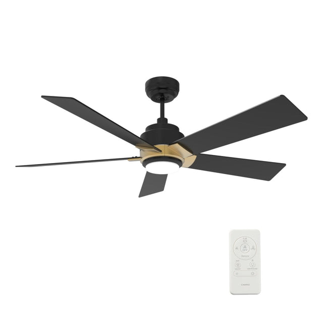 ASCENDER 52 inch 5 - Blade Smart Ceiling Fan with LED Light & Remote - LEDMyPlace