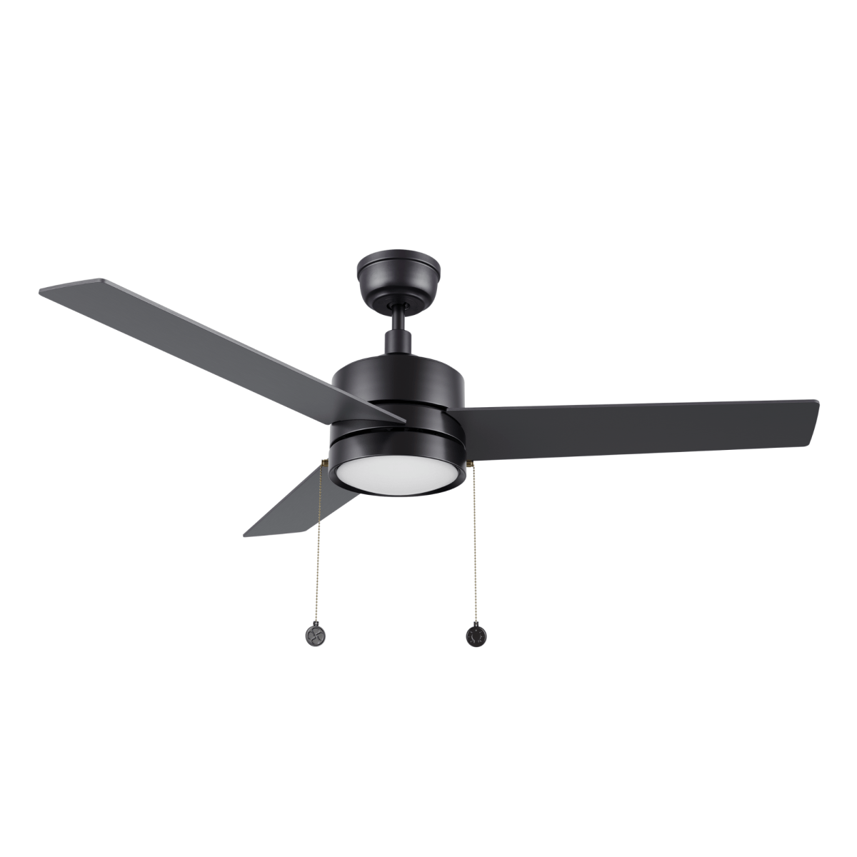 ASCOTT 52 inch 3 - Blade Ceiling Fan with LED Light & Pull Chain - LEDMyPlace