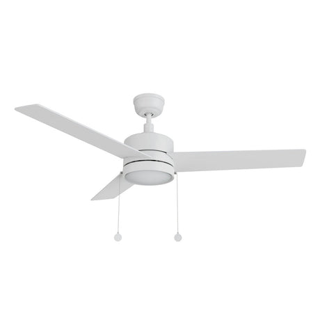 ASCOTT 52 inch 3 - Blade Ceiling Fan with LED Light & Pull Chain - LEDMyPlace