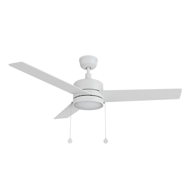 ASCOTT 52 inch 3 - Blade Ceiling Fan with LED Light & Pull Chain - LEDMyPlace