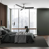 ASCOTT 52 inch 3 - Blade Ceiling Fan with LED Light & Pull Chain - LEDMyPlace