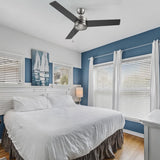 ASCOTT 52 inch 3 - Blade No Light Ceiling Fan with Pull Chain - LEDMyPlace