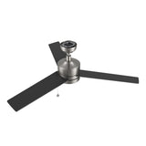 ASCOTT 52 inch 3 - Blade No Light Ceiling Fan with Pull Chain - LEDMyPlace