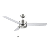 ASCOTT 52 inch 3 - Blade No Light Ceiling Fan with Pull Chain - LEDMyPlace