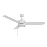 ASCOTT 52 inch 3 - Blade No Light Ceiling Fan with Pull Chain - LEDMyPlace