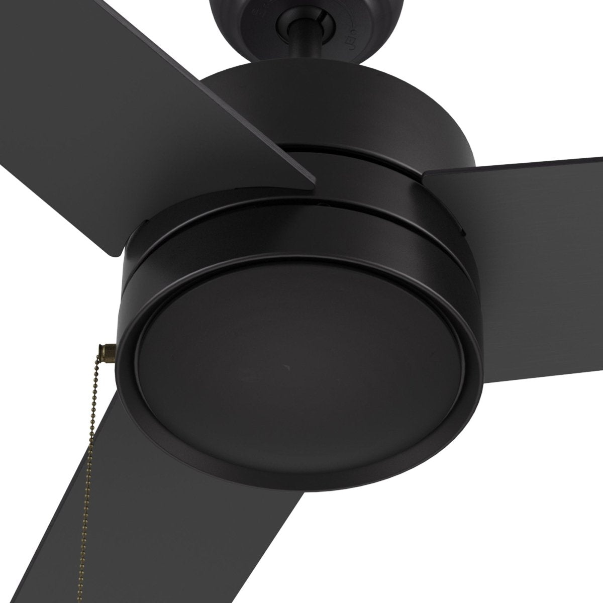ASCOTT 52 inch 3 - Blade No Light Ceiling Fan with Pull Chain - LEDMyPlace