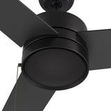 ASCOTT 52 inch 3 - Blade No Light Ceiling Fan with Pull Chain - LEDMyPlace