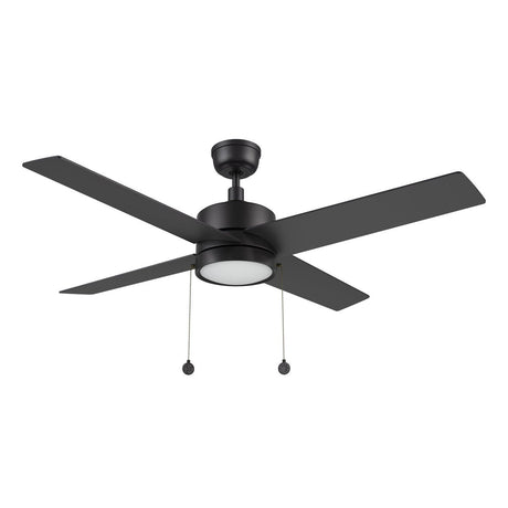 ASCOTT 52 inch 4 - Blade Ceiling Fan with LED Light & Pull Chain - LEDMyPlace