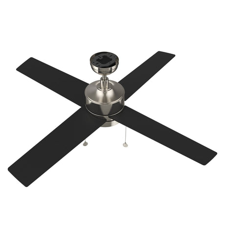 ASCOTT 52 inch 4 - Blade Ceiling Fan with LED Light & Pull Chain - LEDMyPlace