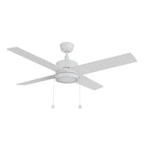 ASCOTT 52 inch 4 - Blade Ceiling Fan with LED Light & Pull Chain - LEDMyPlace