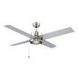 ASCOTT 52 inch 4 - Blade No Light Ceiling Fan with Pull Chain - LEDMyPlace