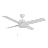 ASCOTT 52 inch 4 - Blade No Light Ceiling Fan with Pull Chain - LEDMyPlace
