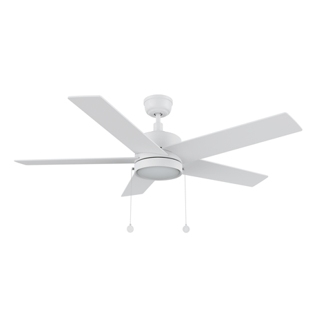 ASCOTT 52 inch 5 - Blade Ceiling Fan with LED Light & Pull Chain - LEDMyPlace