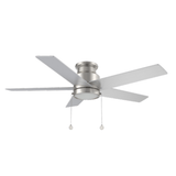ASCOTT 52 inch 5 - Blade Flush Mount Ceiling Fan with Pull Chain - LEDMyPlace