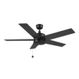 ASCOTT 52 inch 5 - Blade No Light Ceiling Fan with Pull Chain - LEDMyPlace
