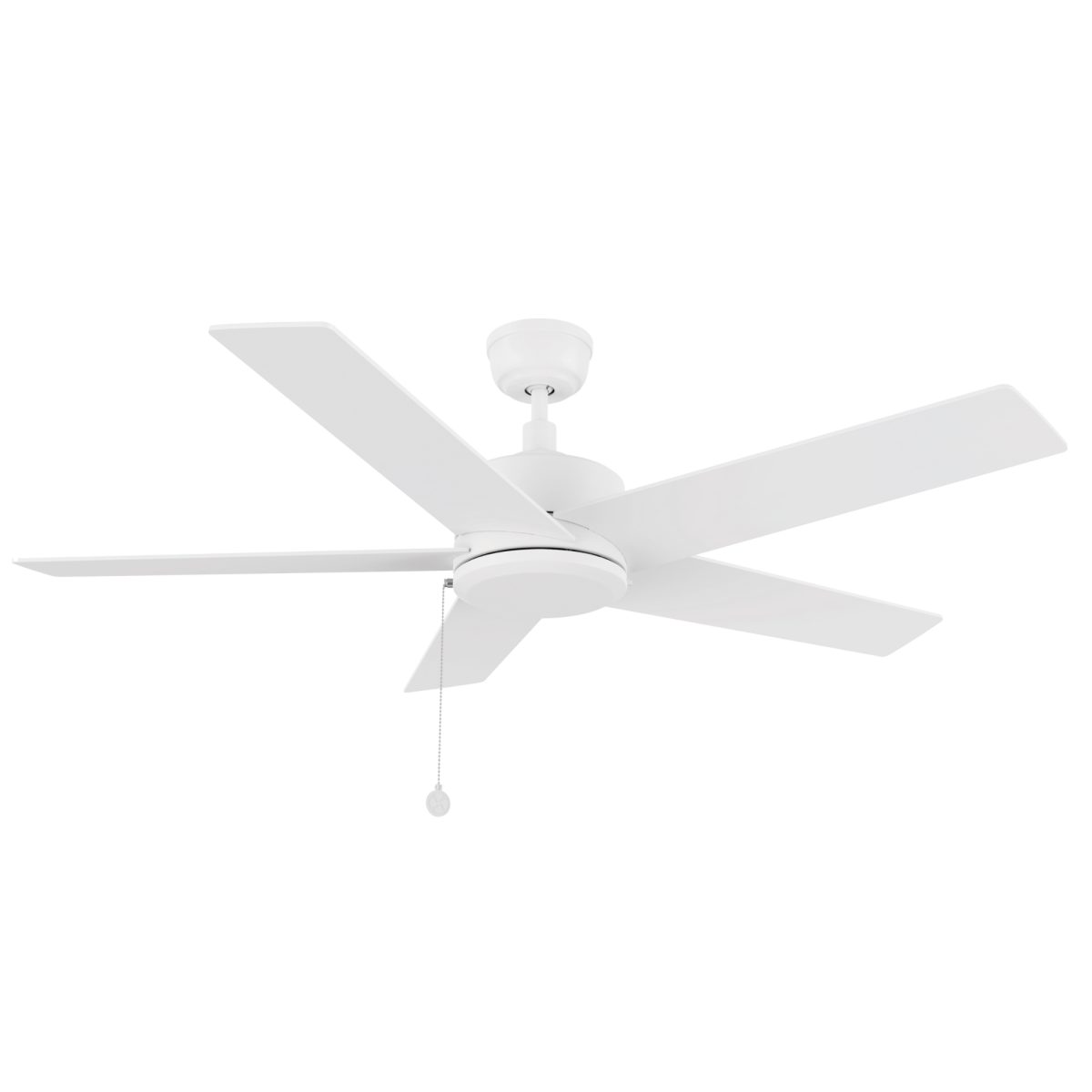 ASCOTT 52 inch 5 - Blade No Light Ceiling Fan with Pull Chain - LEDMyPlace