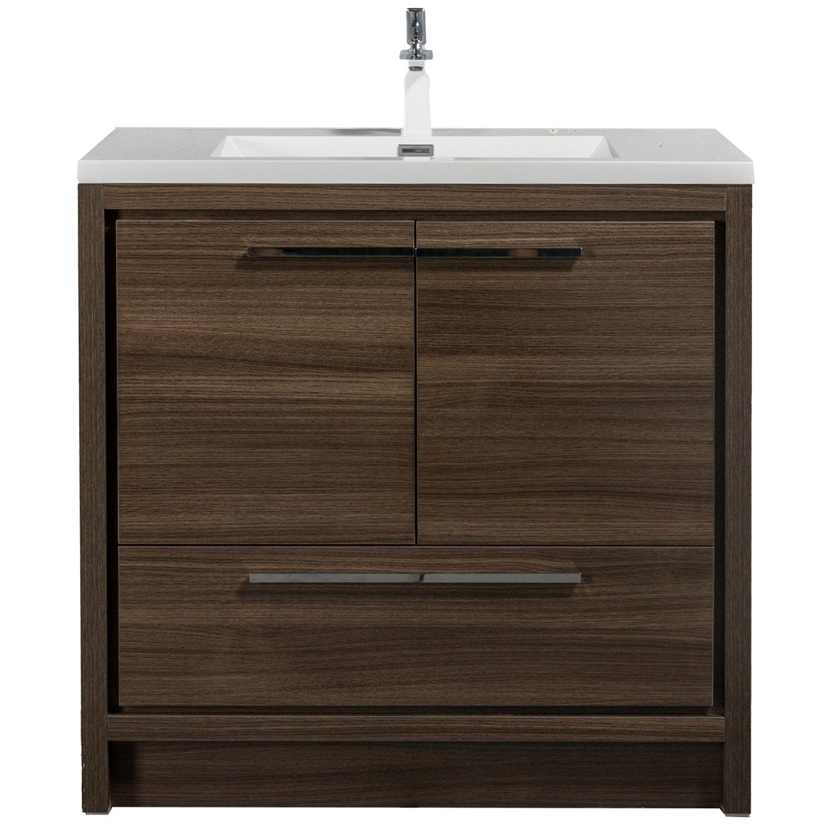 Ashdale Freestanding Bathroom Vanity With Sink, Soft Closing Doors & Drawer - BUILDMYPLACE