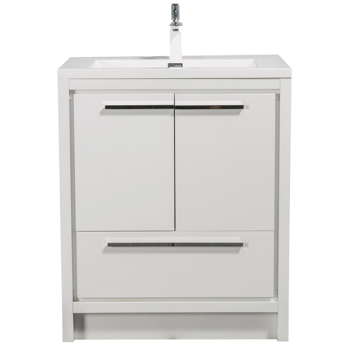 Ashdale Freestanding Bathroom Vanity With Sink, Soft Closing Doors & Drawer - BUILDMYPLACE