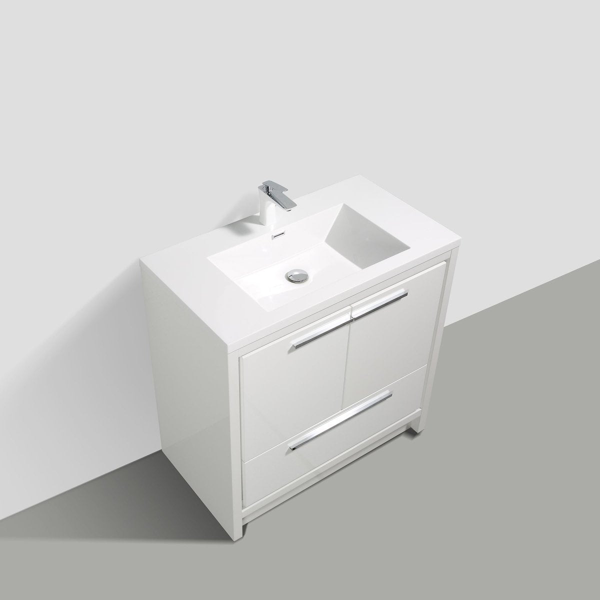 Ashdale Freestanding Bathroom Vanity With Sink, Soft Closing Doors & Drawer - BUILDMYPLACE