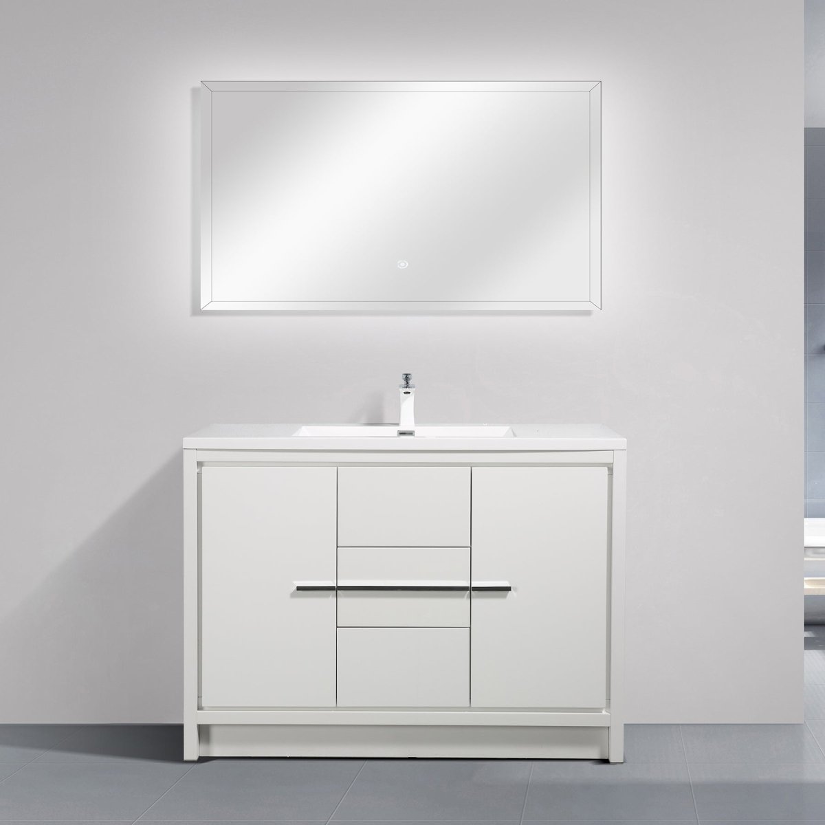 Ashdale Freestanding Bathroom Vanity With Sink, Soft Closing Doors & Drawer - BUILDMYPLACE