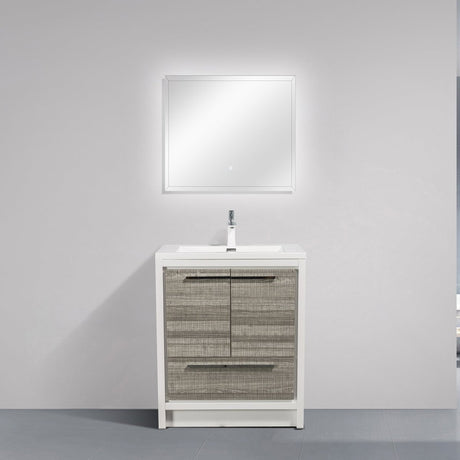 Ashdale Freestanding Bathroom Vanity With Sink, Soft Closing Doors & Drawer - BUILDMYPLACE