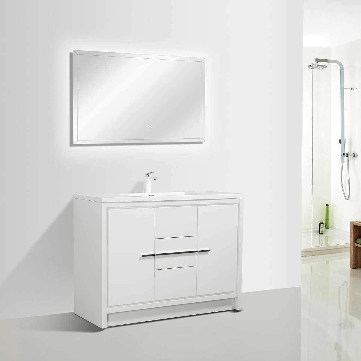 Ashdale Freestanding Bathroom Vanity With Sink, Soft Closing Doors & Drawer - BUILDMYPLACE