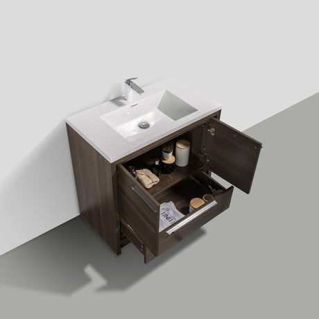 Ashdale Freestanding Bathroom Vanity With Sink, Soft Closing Doors & Drawer - BUILDMYPLACE