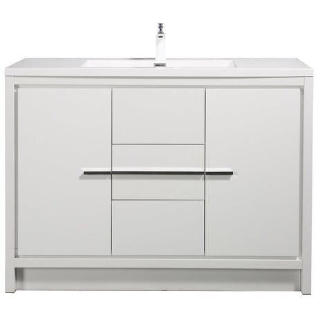 Ashdale Freestanding Bathroom Vanity With Sink, Soft Closing Doors & Drawer - BUILDMYPLACE