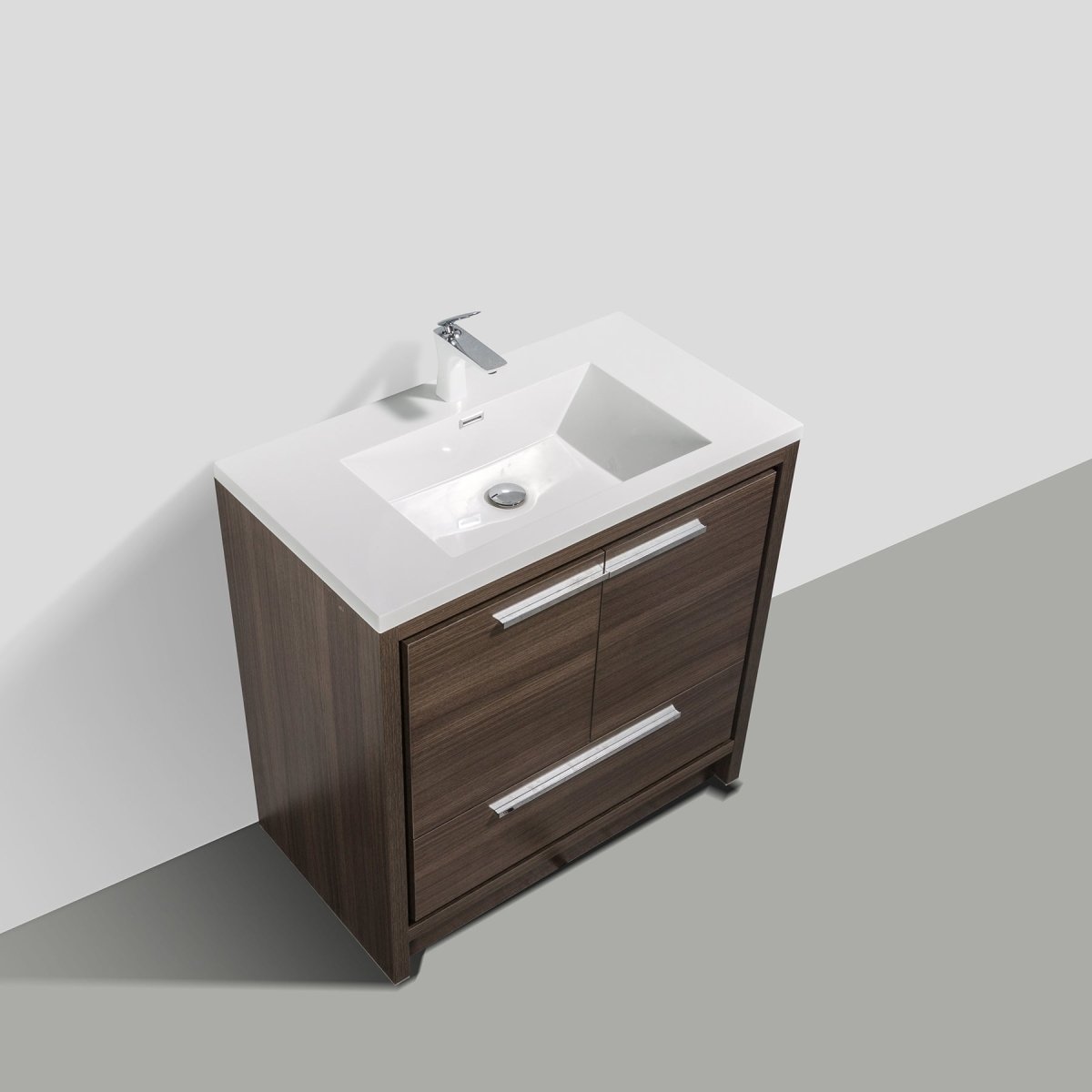 Ashdale Freestanding Bathroom Vanity With Sink, Soft Closing Doors & Drawer - BUILDMYPLACE