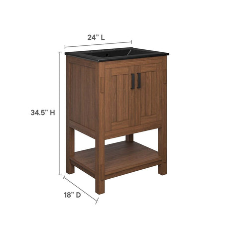 Ashlyn 24" Wood Bathroom Vanity - BUILDMYPLACE