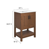 Ashlyn 24" Wood Bathroom Vanity - BUILDMYPLACE