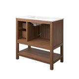 Ashlyn 36" Wood Bathroom Vanity - BUILDMYPLACE